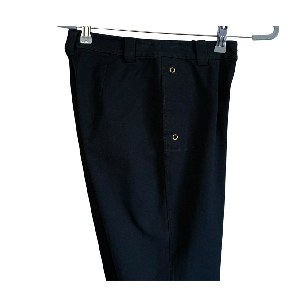 St John Sport Relaxed Fit Straight Leg Size 4 Gold Buttons Zipper Closure - Picture 7 of 10